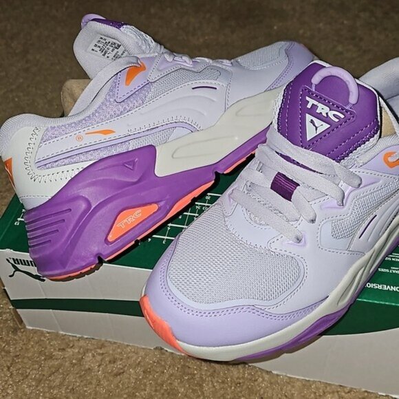 Puma TRC Mira Trail Mix Shoe Sneakers - Lavender Size 7.5 New - Picture 9 of 12